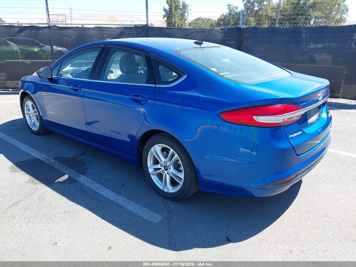 2018 FORD FUSION HYBRID S — снимка 3
