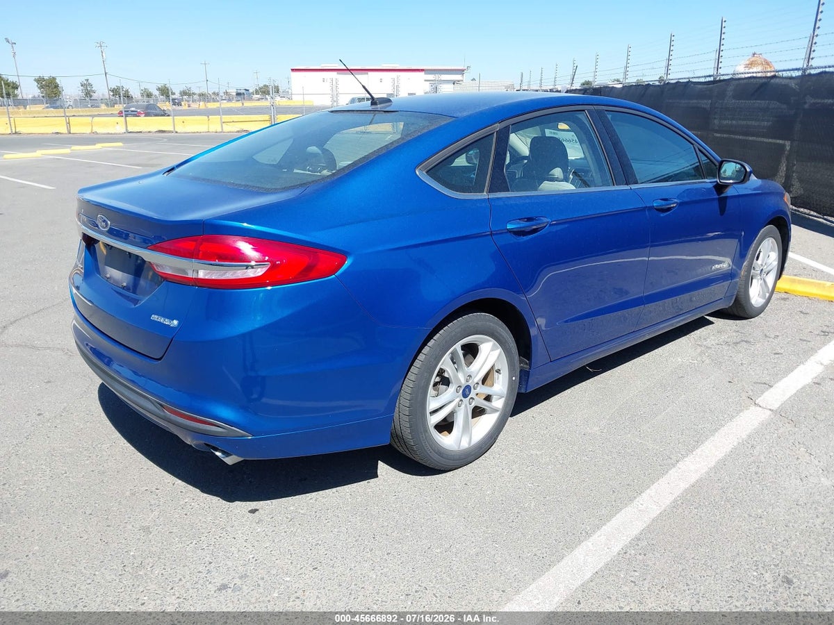 2018 FORD FUSION HYBRID S — снимка 4