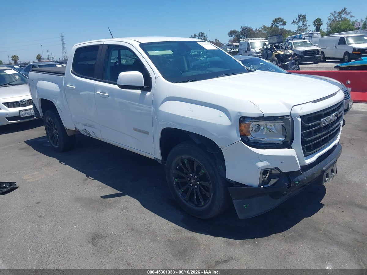 2022 GMC CANYON 4WD SHORT BOX ELEVATION