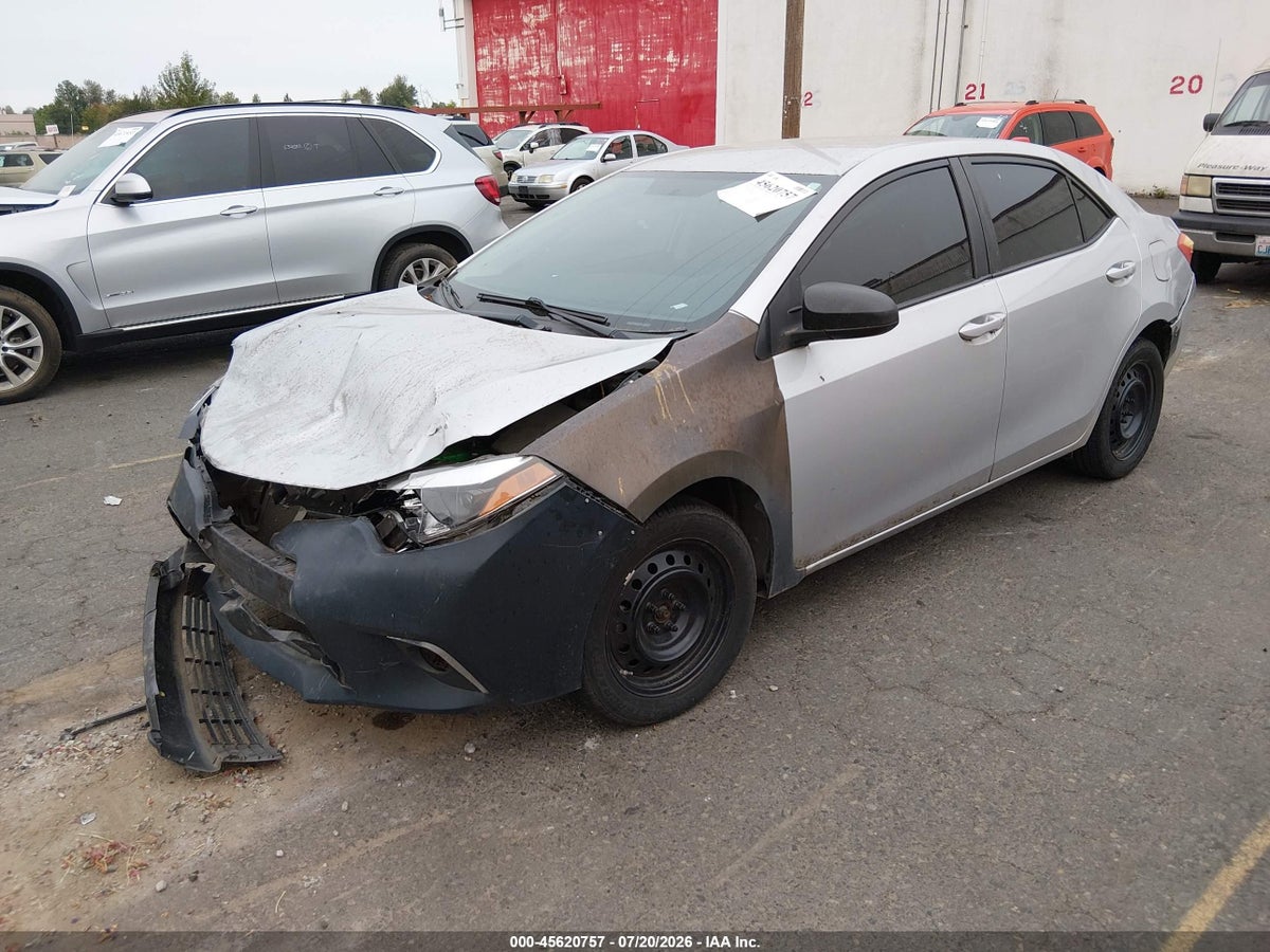 2016 TOYOTA COROLLA LE — снимка 2