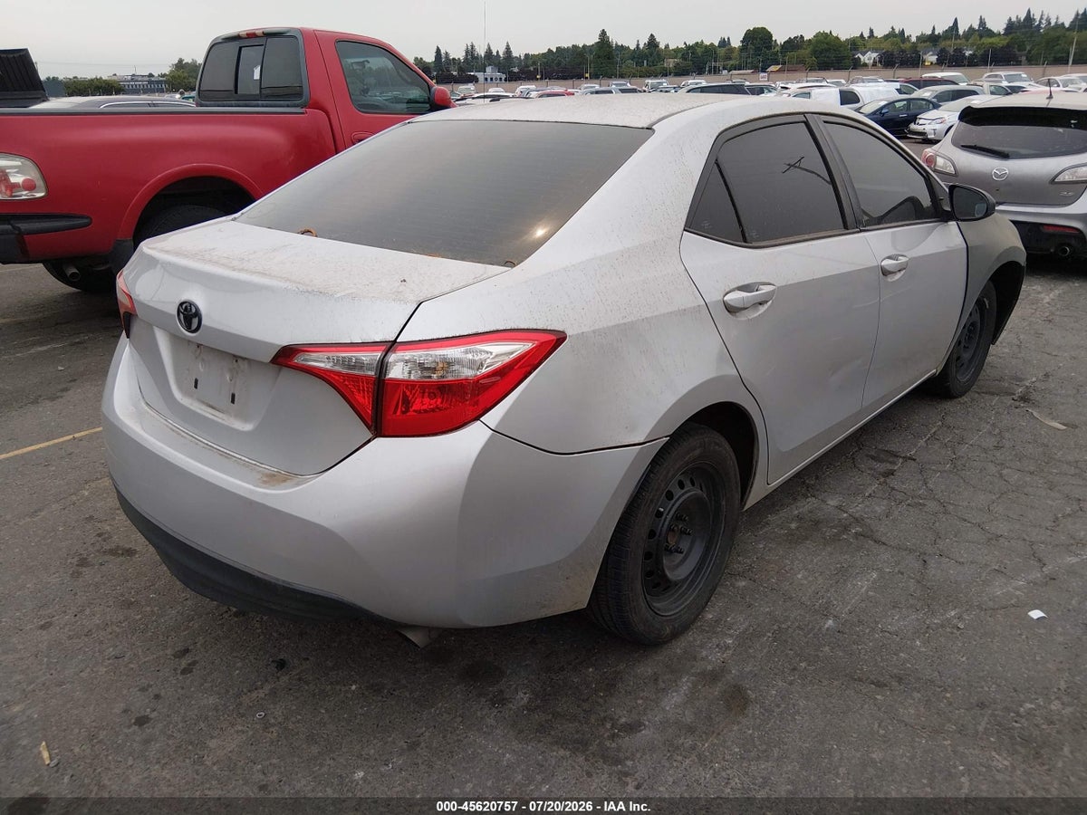 2016 TOYOTA COROLLA LE — снимка 4
