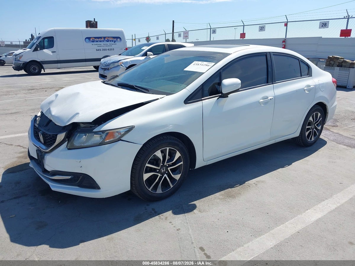 2014 HONDA CIVIC EX — снимка 2