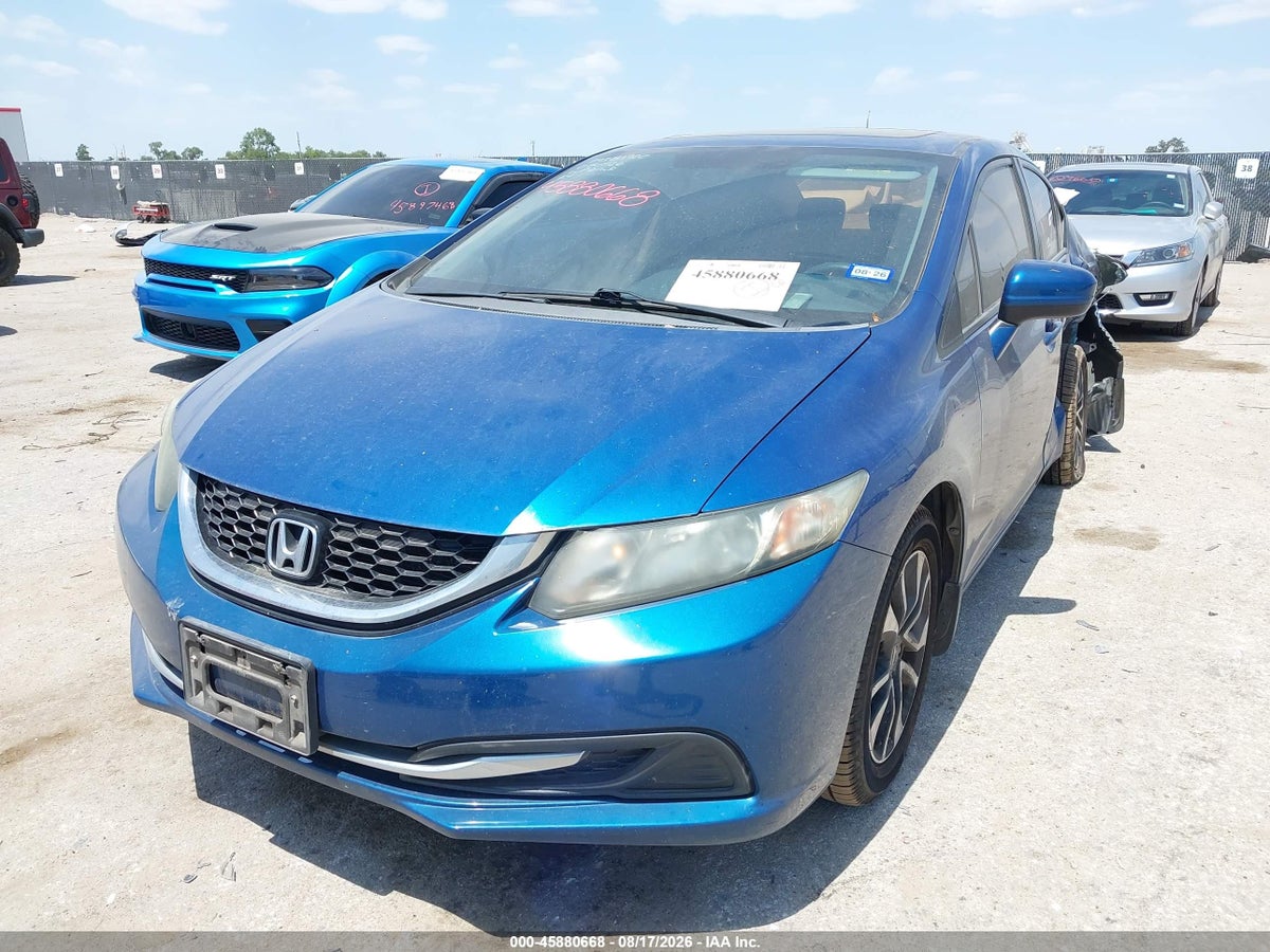 2014 HONDA CIVIC EX — снимка 2