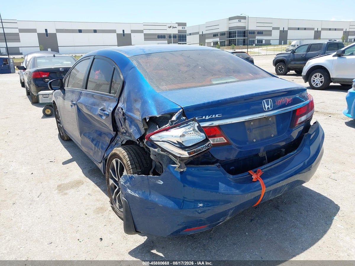 2014 HONDA CIVIC EX — снимка 3