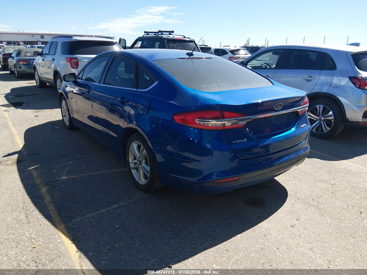 2018 FORD FUSION HYBRID S — снимка 3
