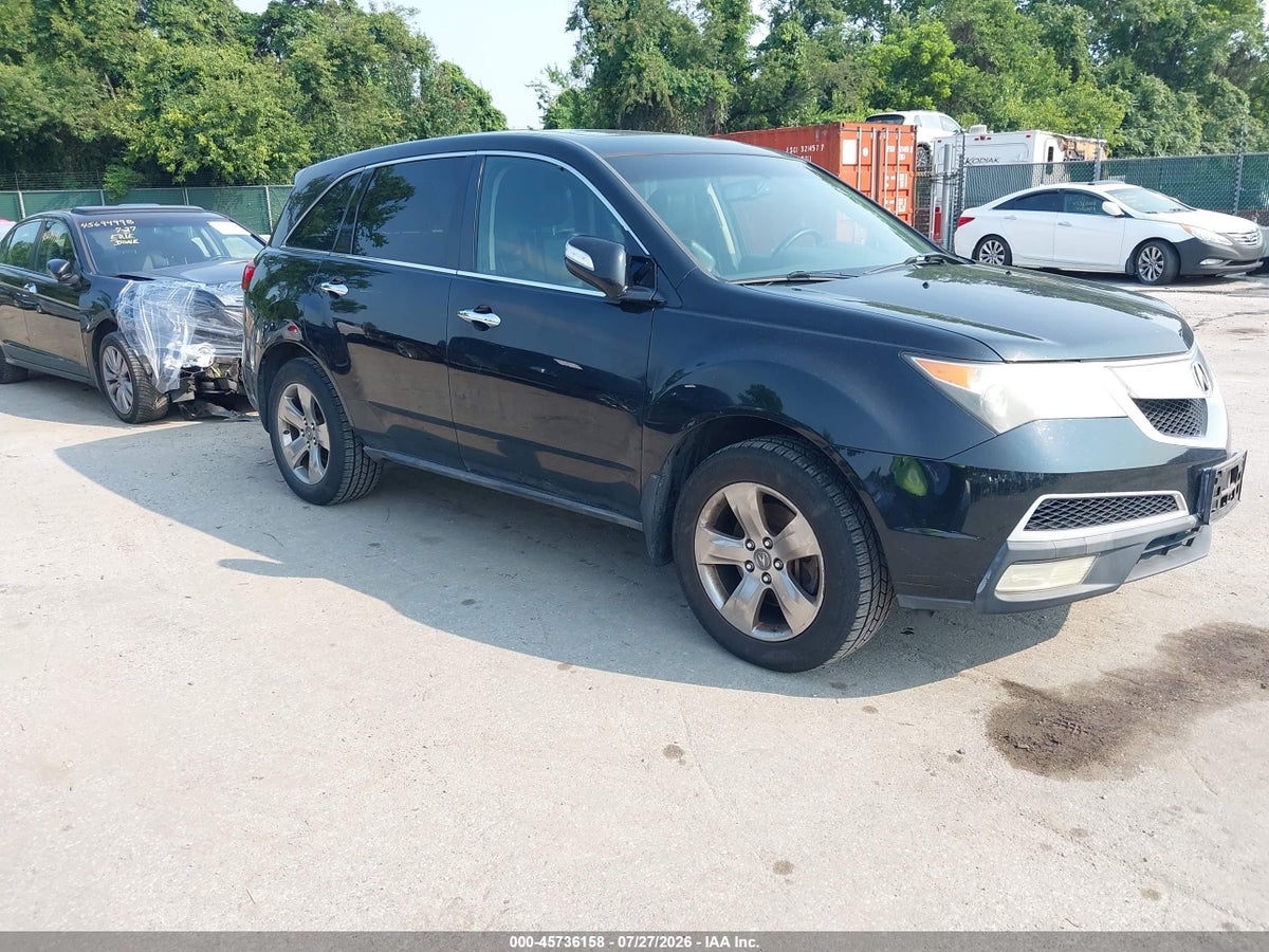 2010 ACURA MDX TECHNOLOGY PACKAGE
