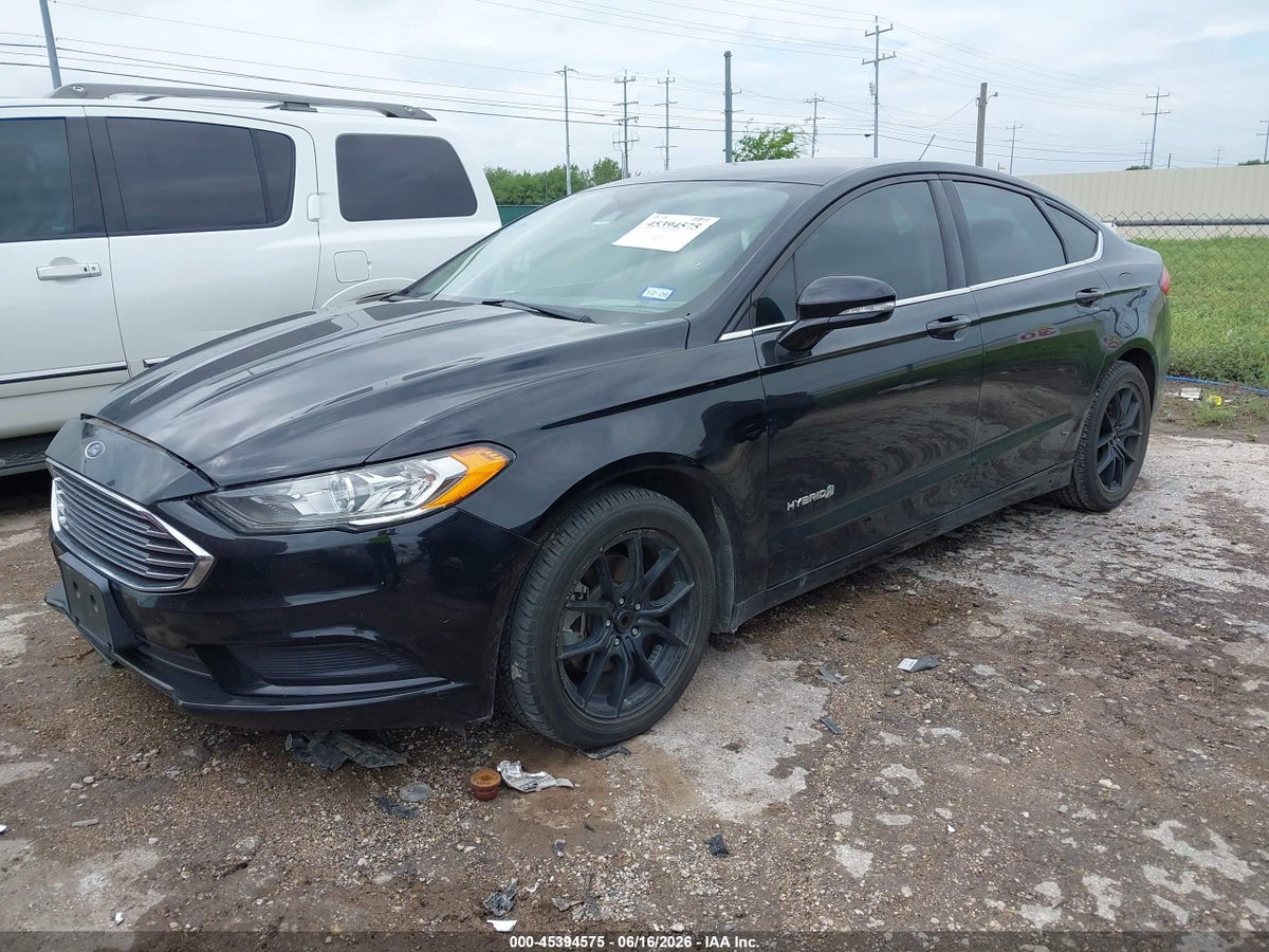 2017 FORD FUSION HYBRID SE — снимка 2