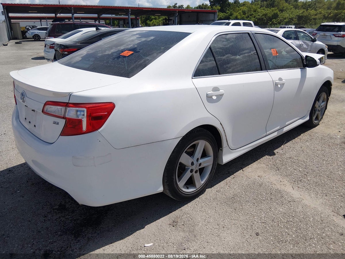 2012 TOYOTA CAMRY SE — снимка 4