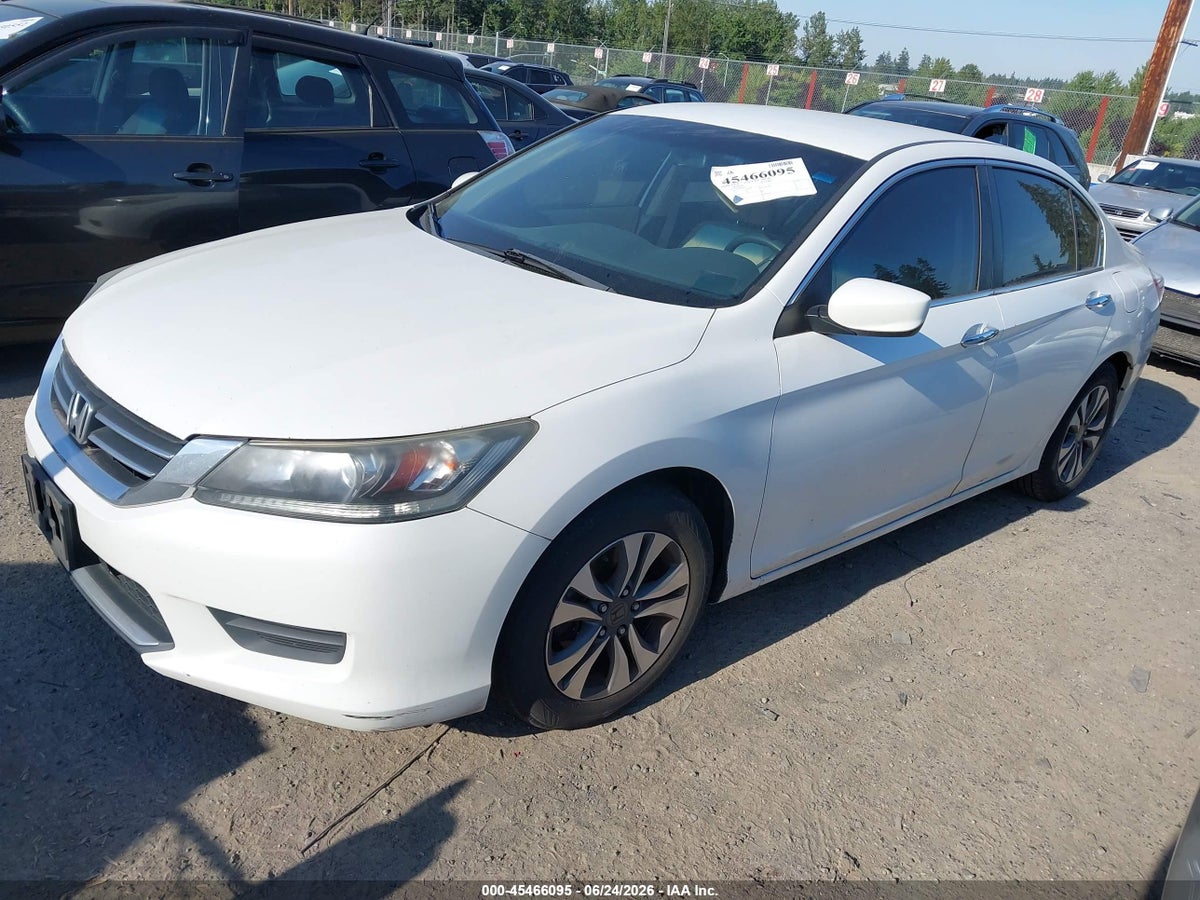 2013 HONDA ACCORD LX — снимка 2