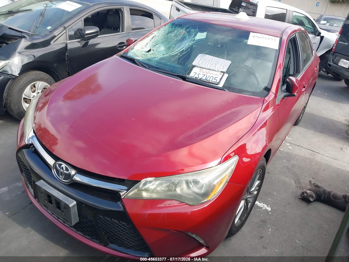 2016 TOYOTA CAMRY SE — снимка 2