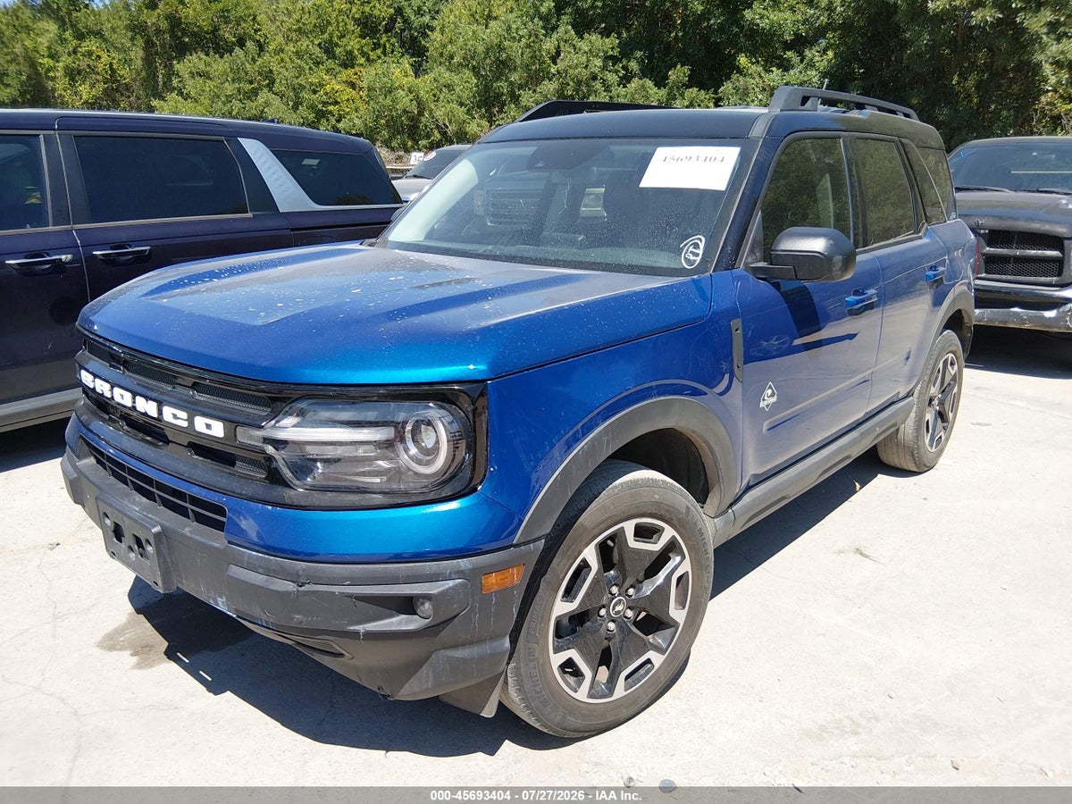 2024 FORD BRONCO SPORT OUTER BANKS — снимка 2