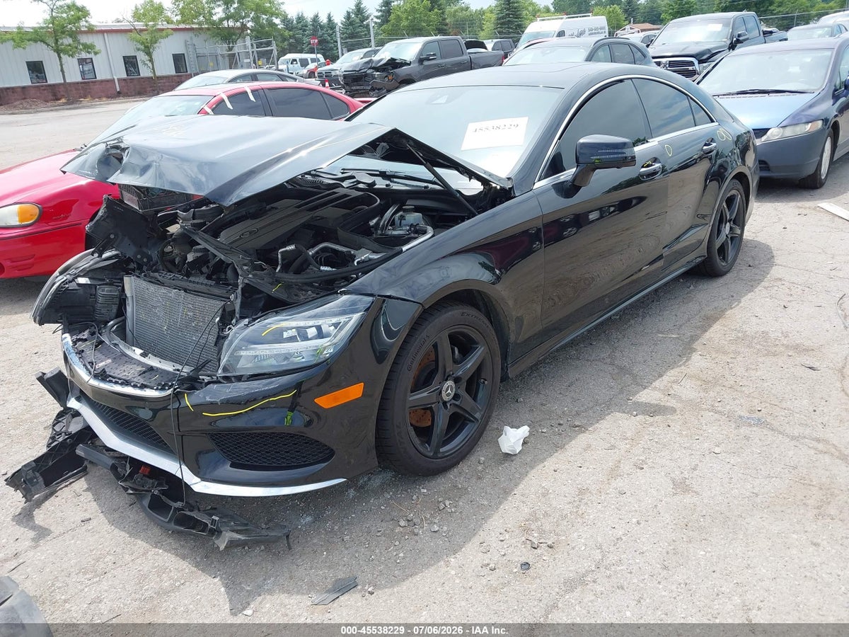 2015 MERCEDES-BENZ CLS 400 4MATIC — снимка 2