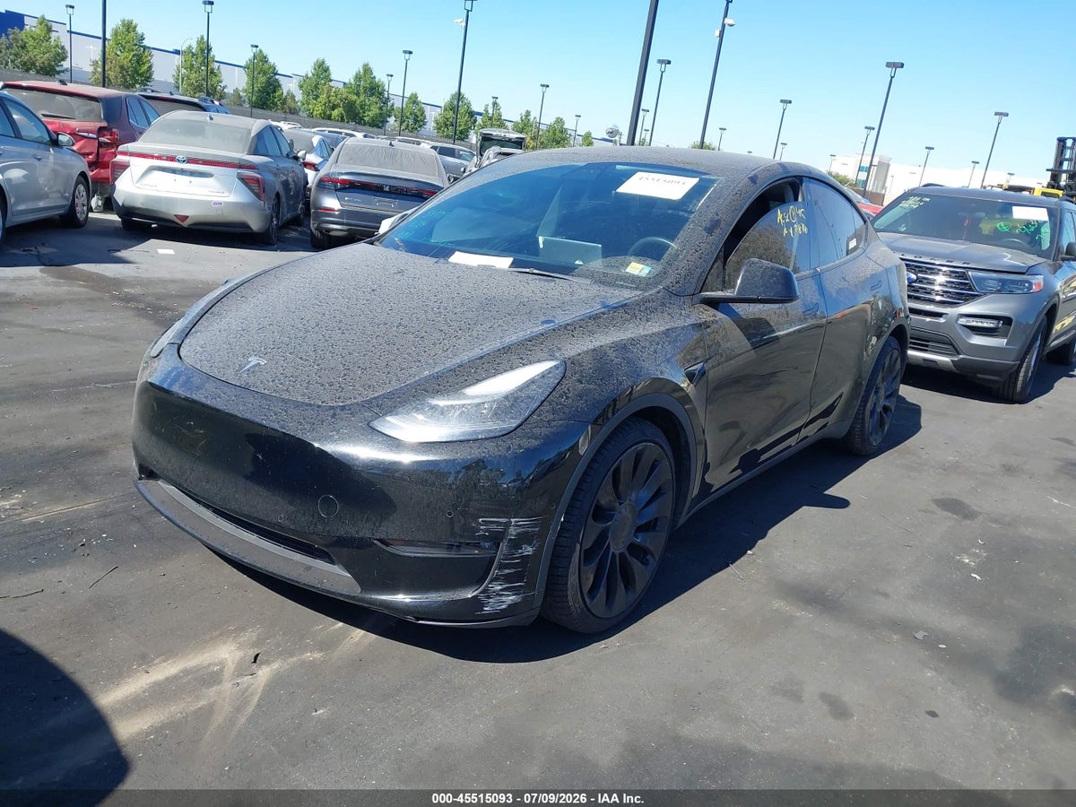 2021 TESLA MODEL Y PERFORMANCE DUAL MOTOR ALL-WHEEL DRIVE — снимка 2