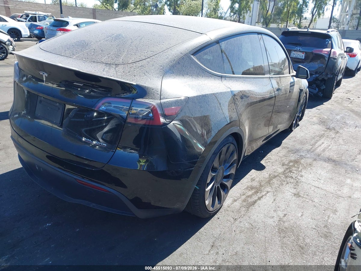 2021 TESLA MODEL Y PERFORMANCE DUAL MOTOR ALL-WHEEL DRIVE — снимка 4