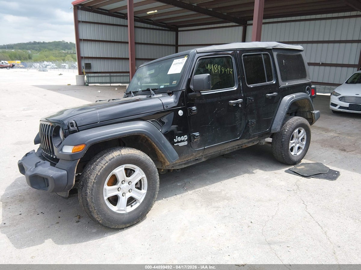 2018 JEEP WRANGLER UNLIMITED SPORT S 4X4 — снимка 2