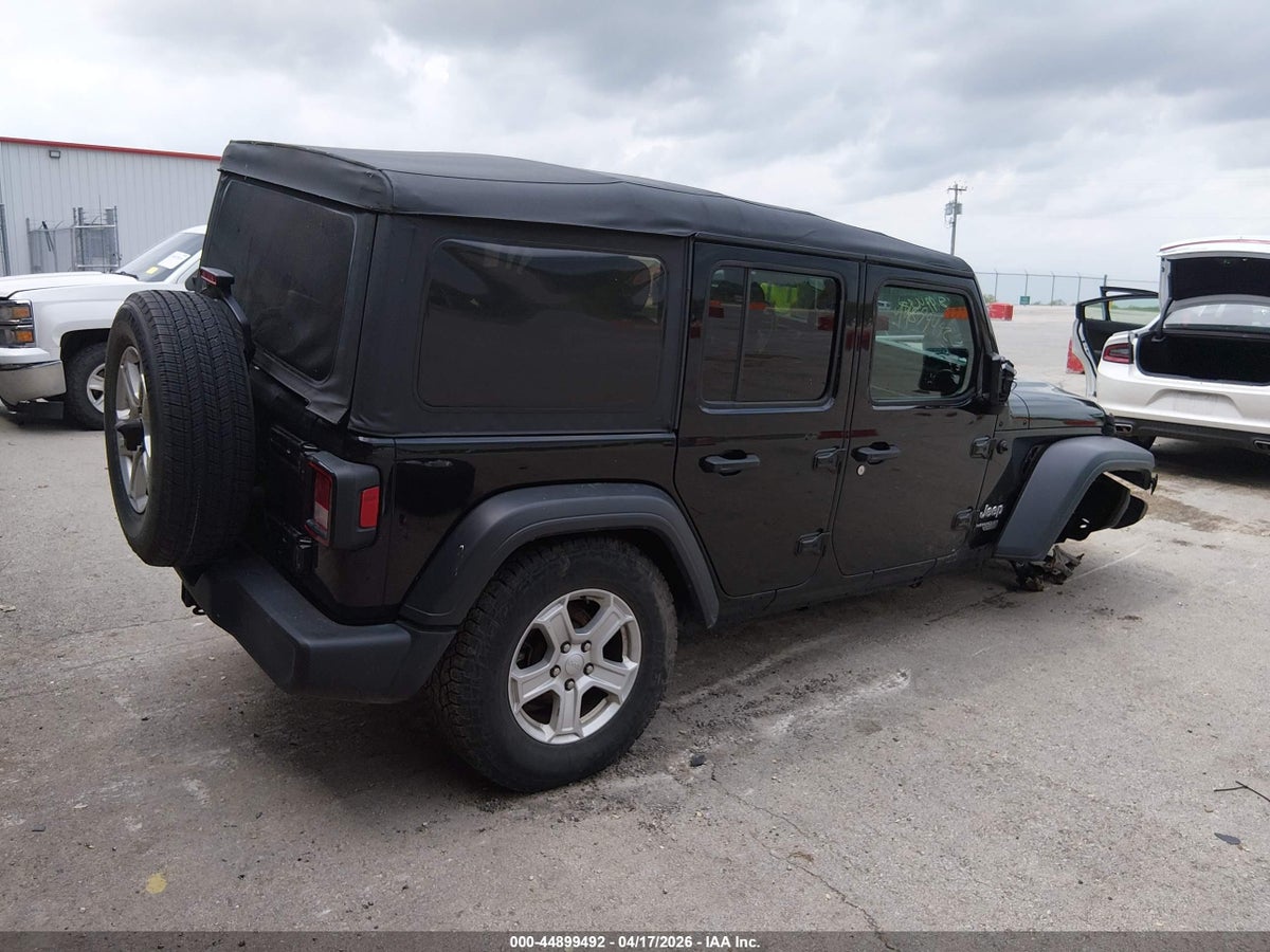 2018 JEEP WRANGLER UNLIMITED SPORT S 4X4 — снимка 4