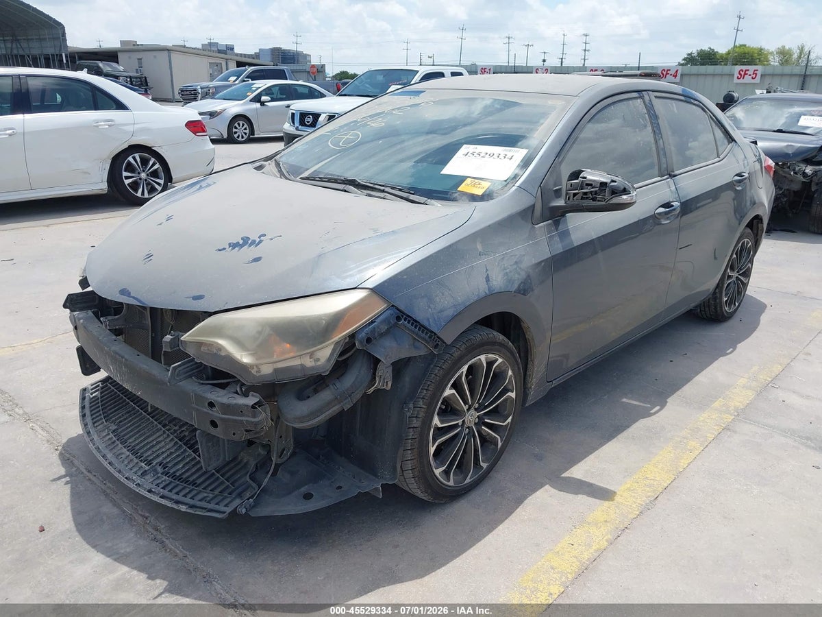 2015 TOYOTA COROLLA S PLUS — снимка 2