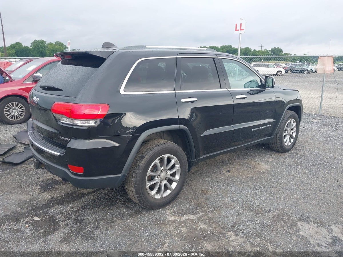 2015 JEEP GRAND CHEROKEE LIMITED — снимка 4
