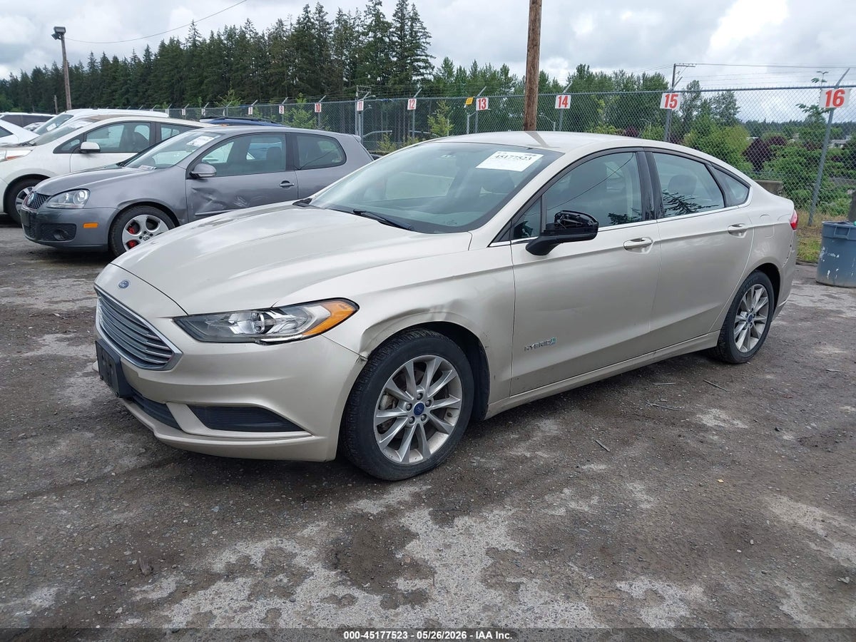 2017 FORD FUSION HYBRID SE — снимка 2