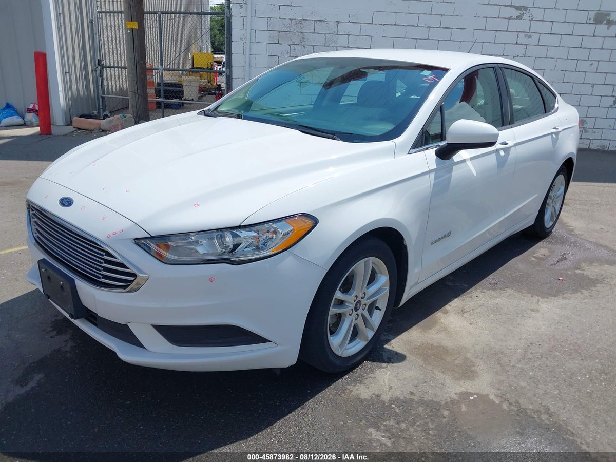 2018 FORD FUSION HYBRID S — снимка 2