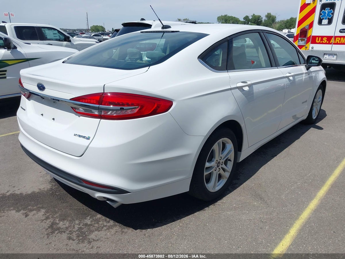 2018 FORD FUSION HYBRID S — снимка 4