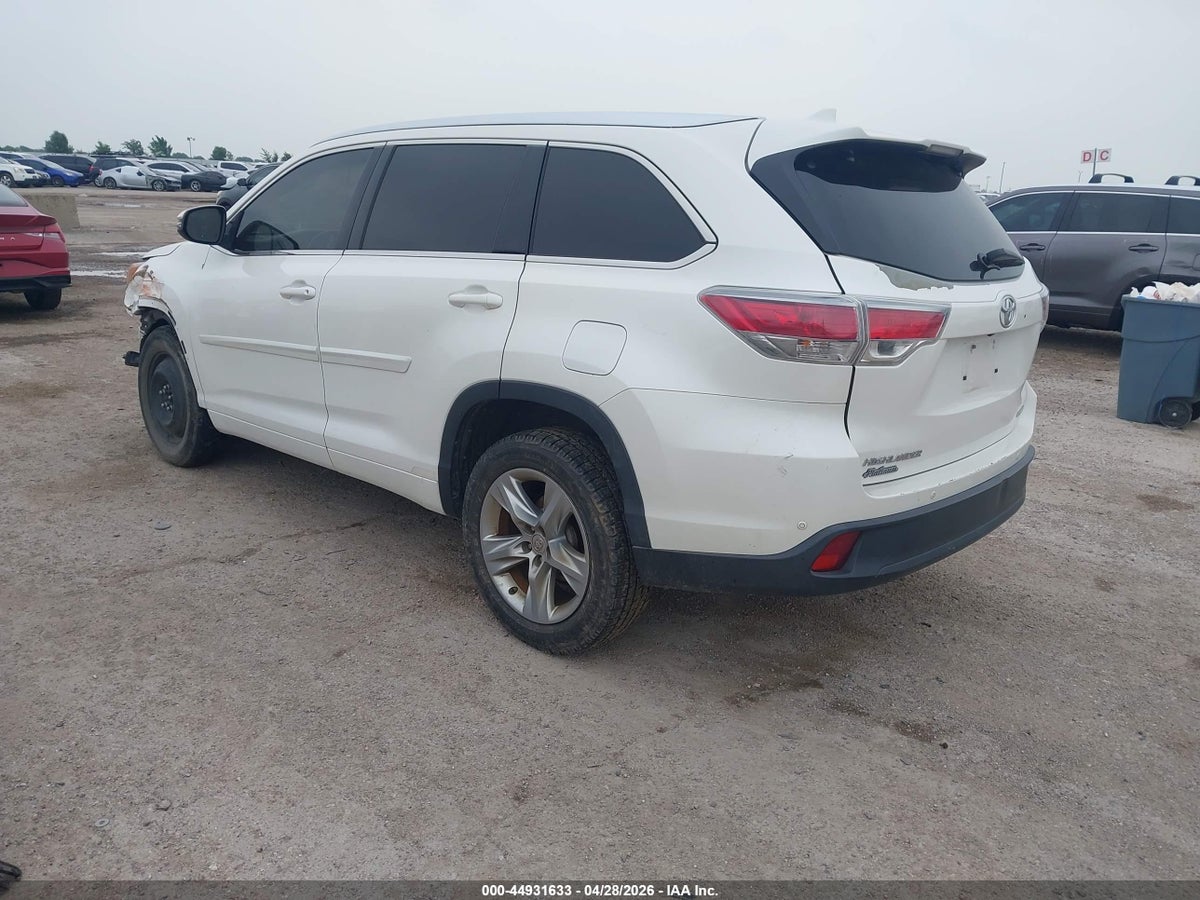 2015 TOYOTA HIGHLANDER LIMITED V6 — снимка 3