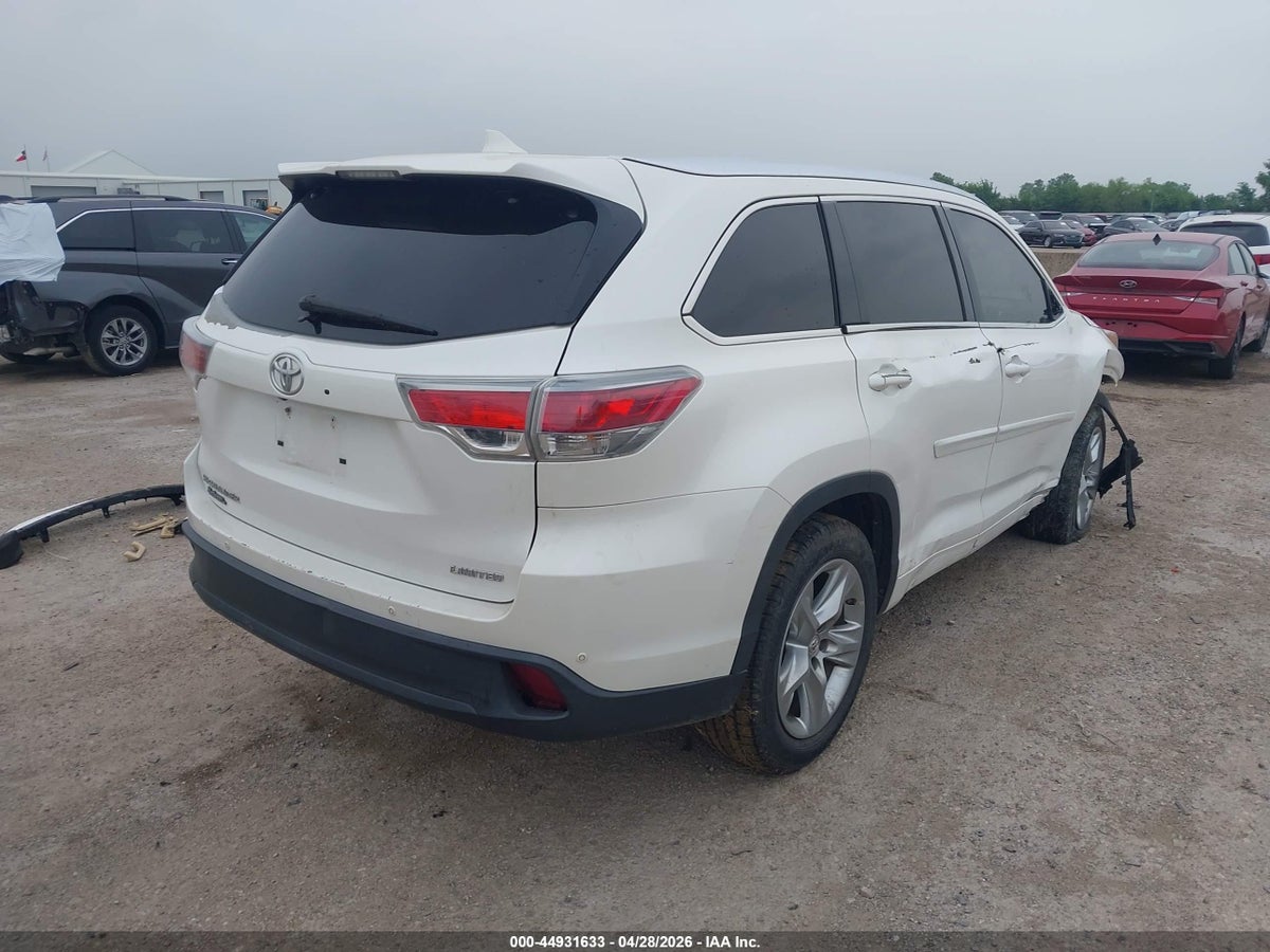 2015 TOYOTA HIGHLANDER LIMITED V6 — снимка 4