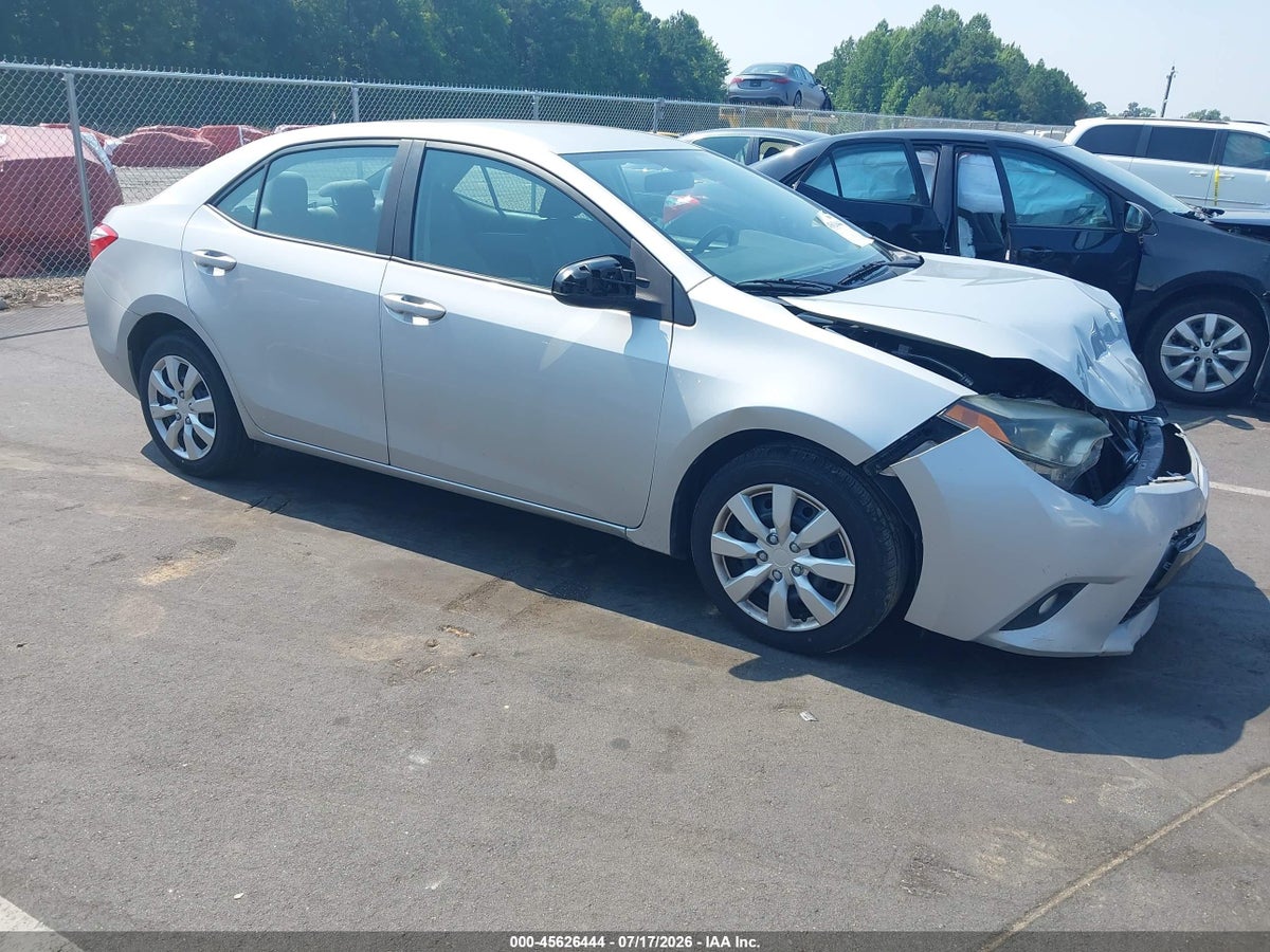 2016 TOYOTA COROLLA LE