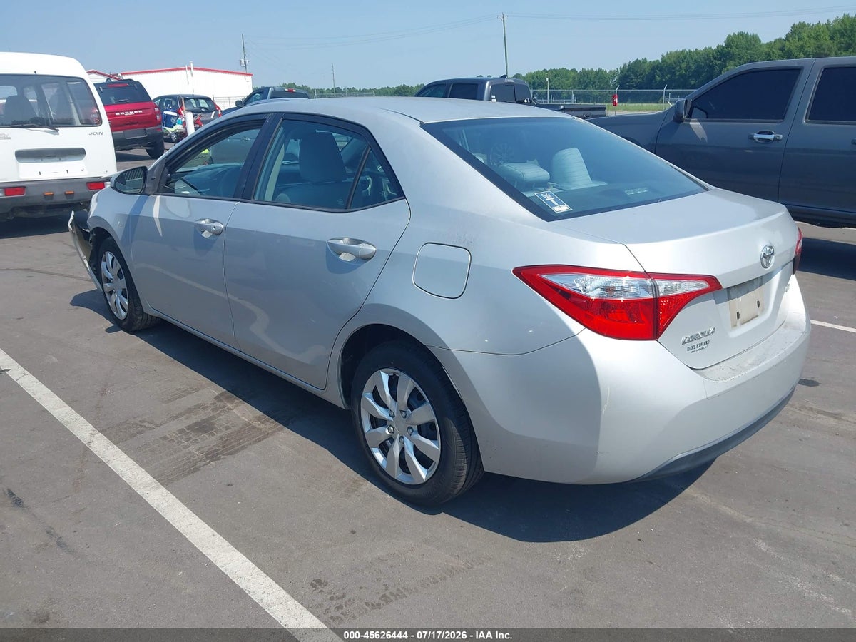 2016 TOYOTA COROLLA LE — снимка 3