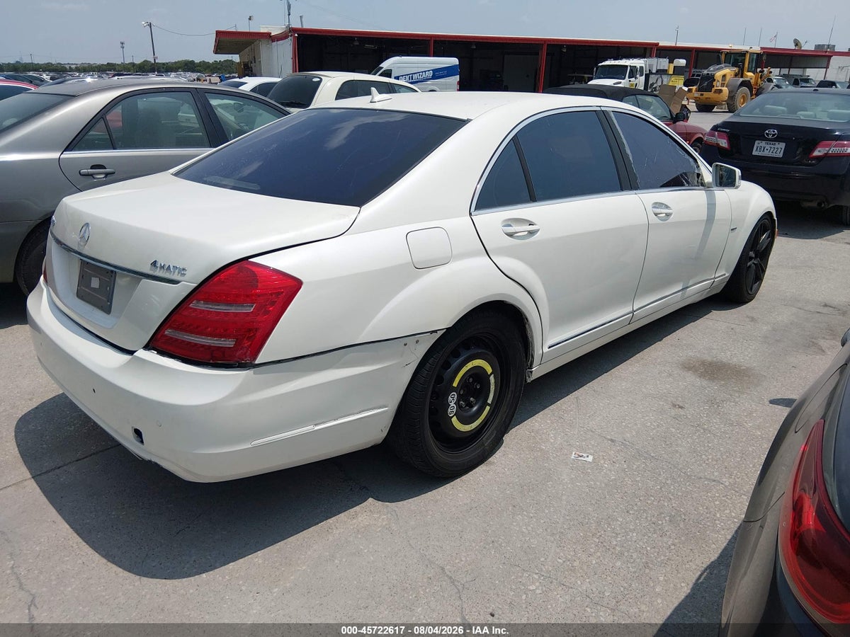 2012 MERCEDES-BENZ S 550 4MATIC — снимка 4