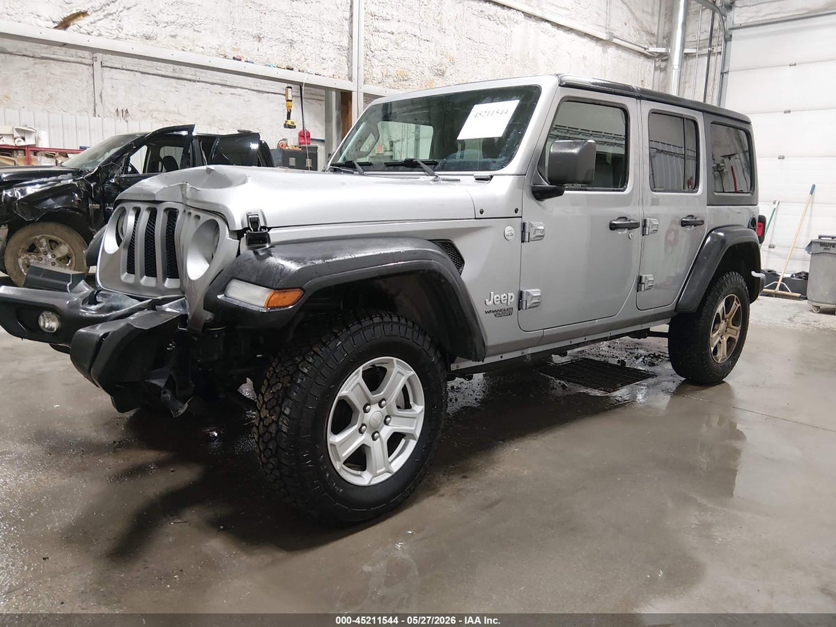 2019 JEEP WRANGLER UNLIMITED SPORT S 4X4 — снимка 2