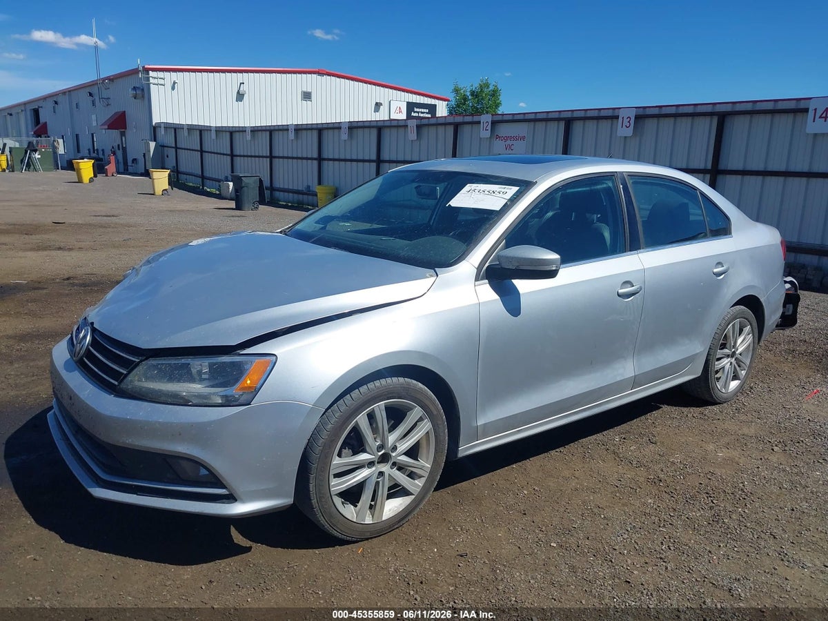 2015 VOLKSWAGEN JETTA 2.0L TDI SEL — снимка 2