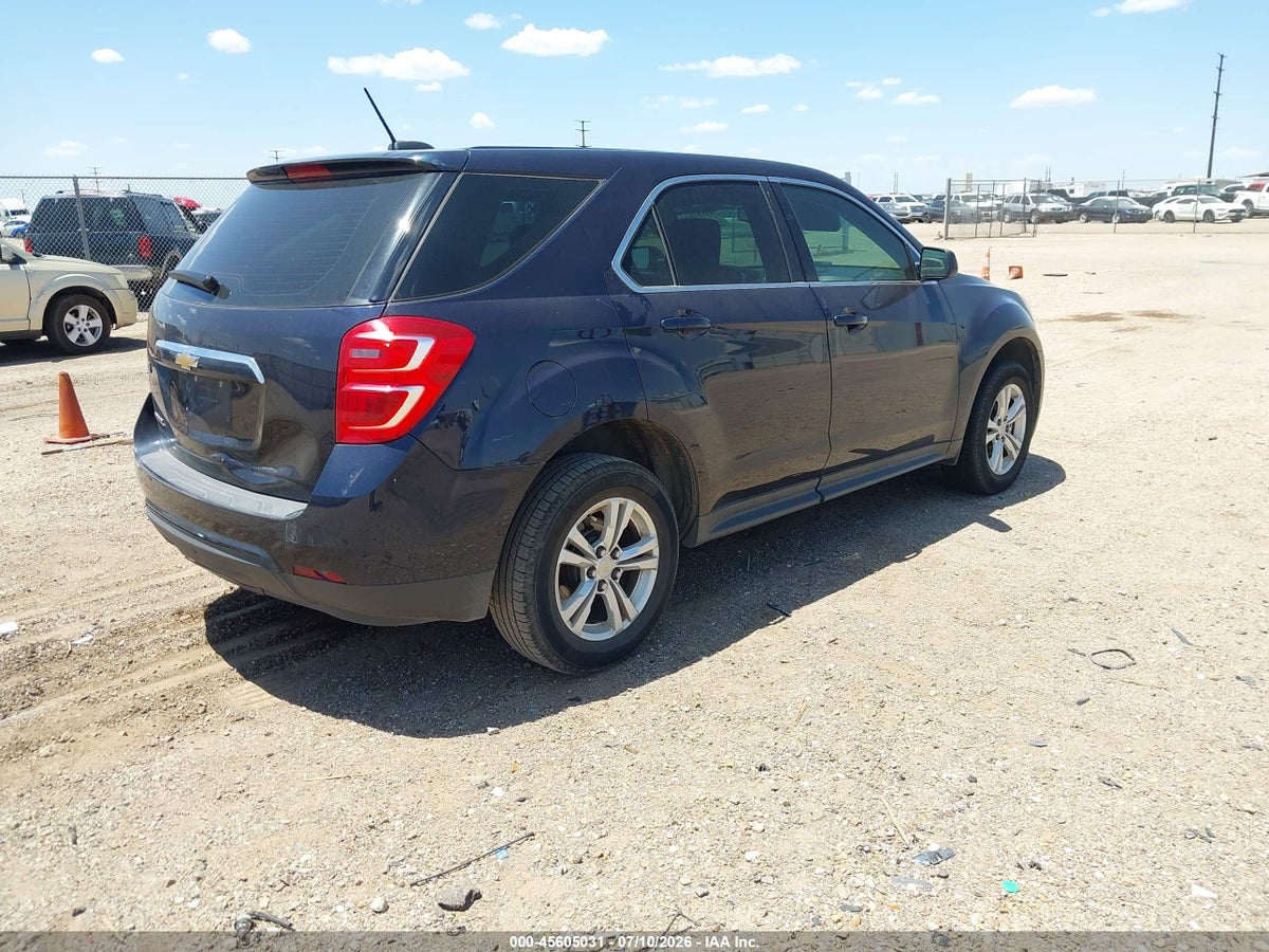 2017 CHEVROLET EQUINOX LS — снимка 4