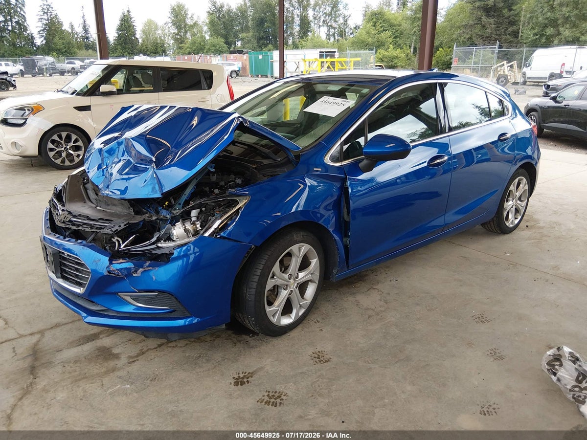 2017 CHEVROLET CRUZE PREMIER AUTO — снимка 2