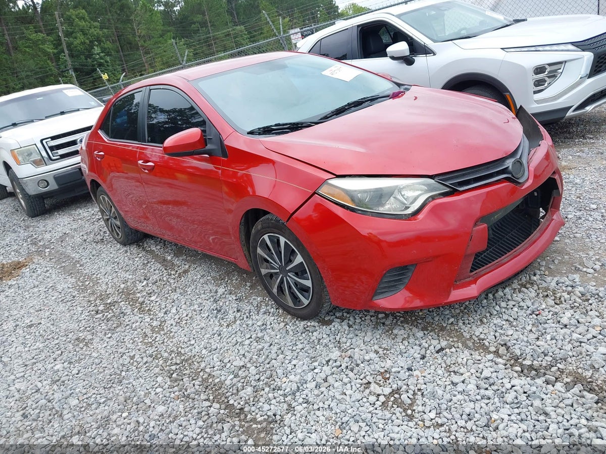 2016 TOYOTA COROLLA LE