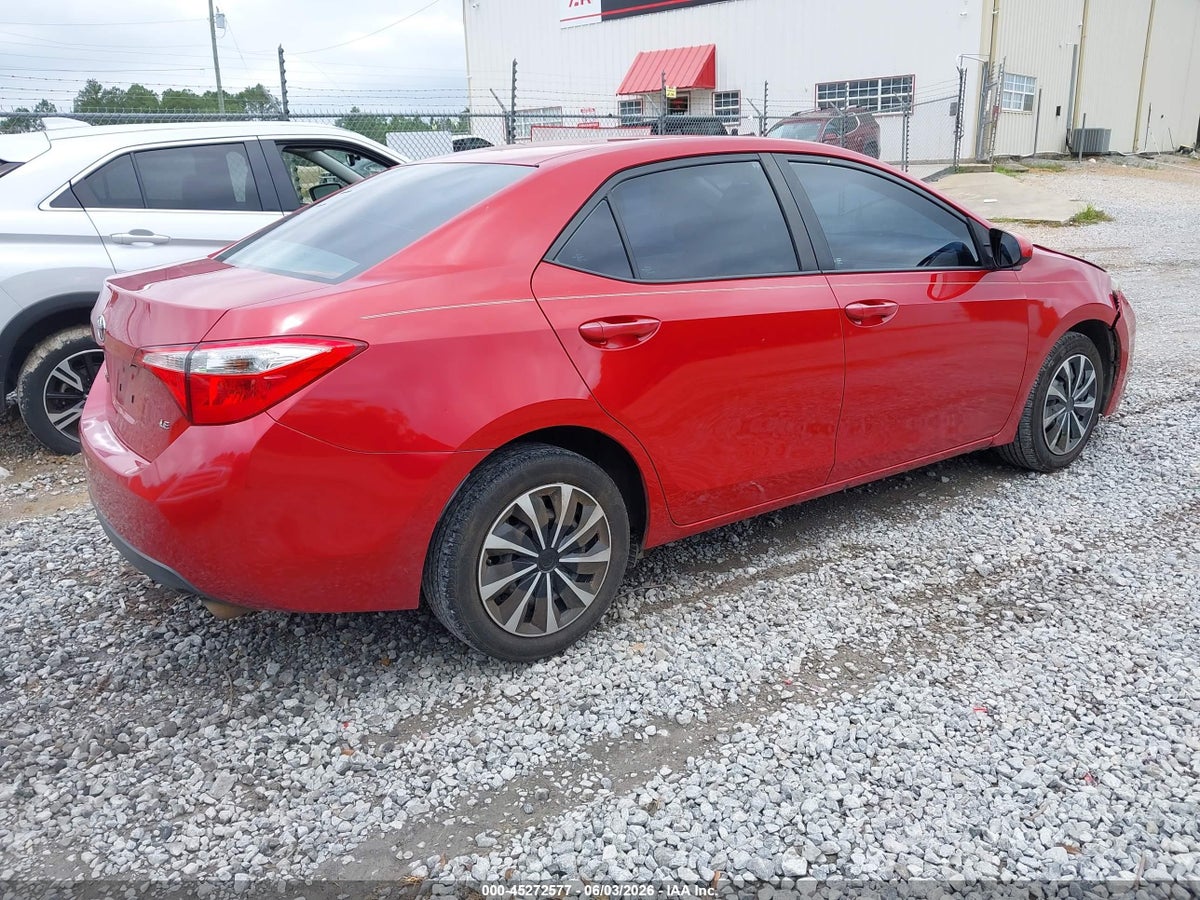 2016 TOYOTA COROLLA LE — снимка 4