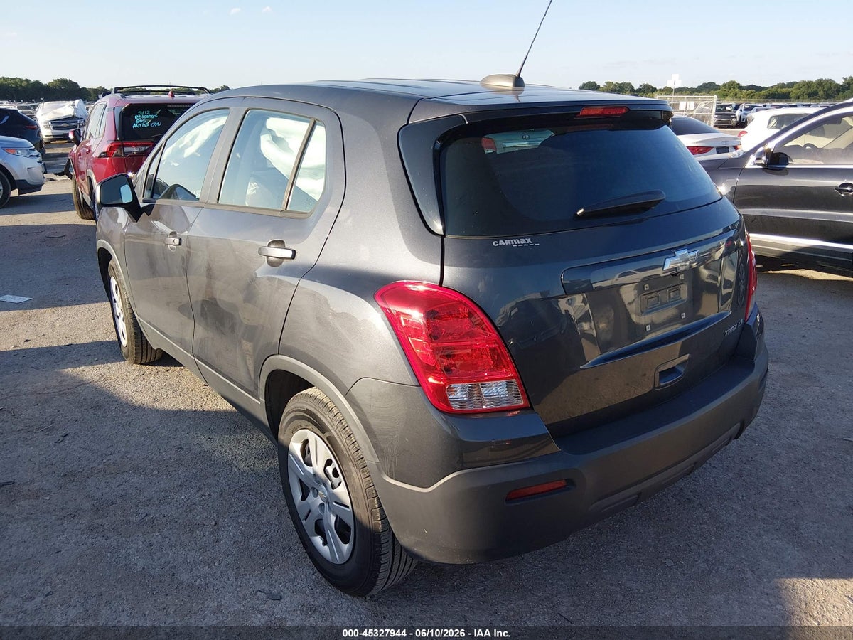 2016 CHEVROLET TRAX LS — снимка 3