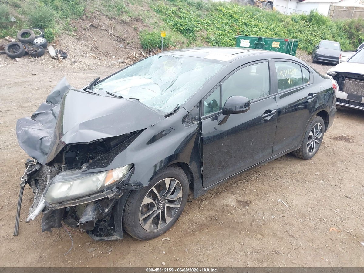 2013 HONDA CIVIC EX — снимка 2