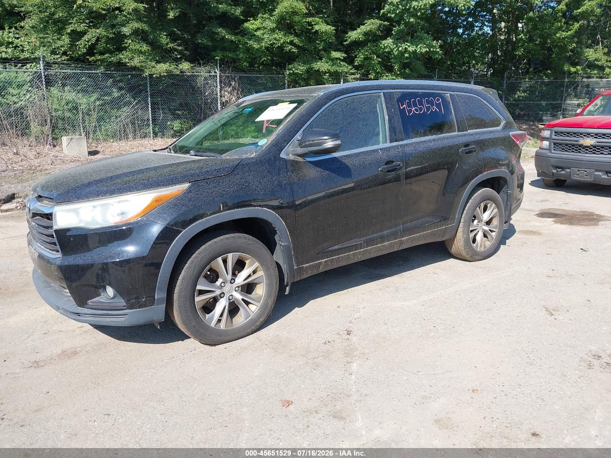 2015 TOYOTA HIGHLANDER XLE V6 — снимка 2