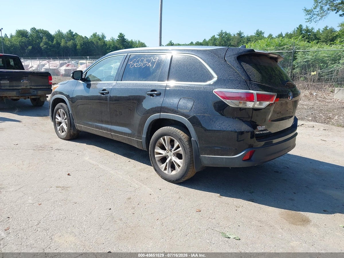 2015 TOYOTA HIGHLANDER XLE V6 — снимка 3