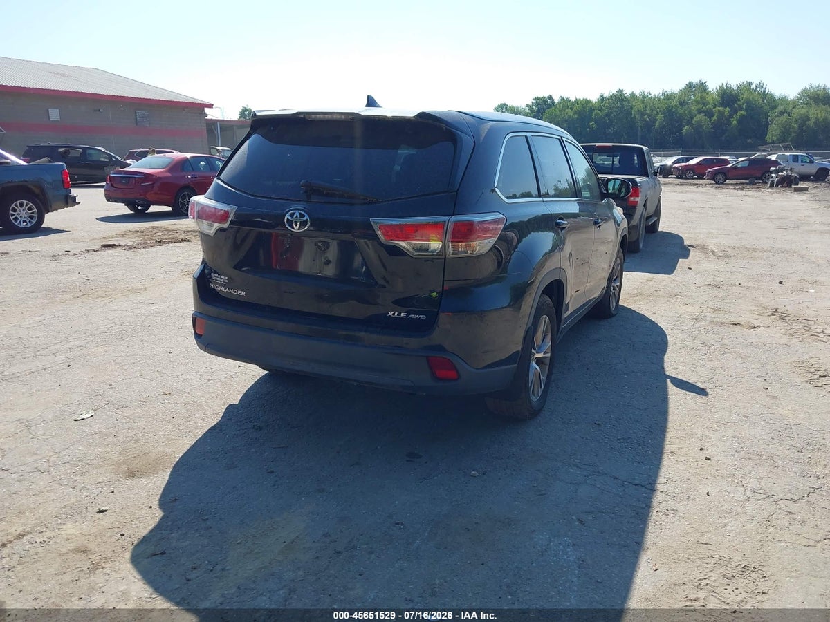 2015 TOYOTA HIGHLANDER XLE V6 — снимка 4