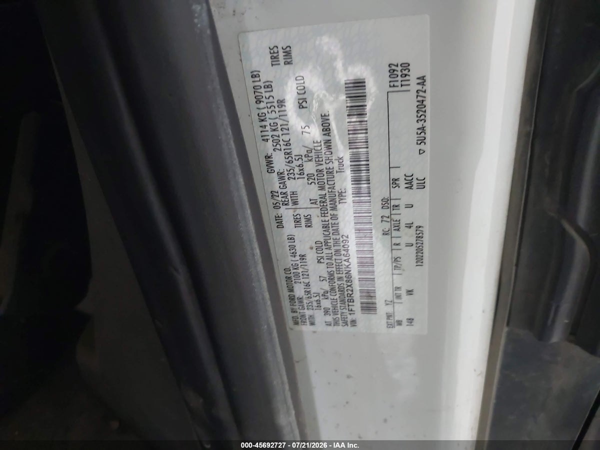 2022 FORD TRANSIT-250 — снимка 4