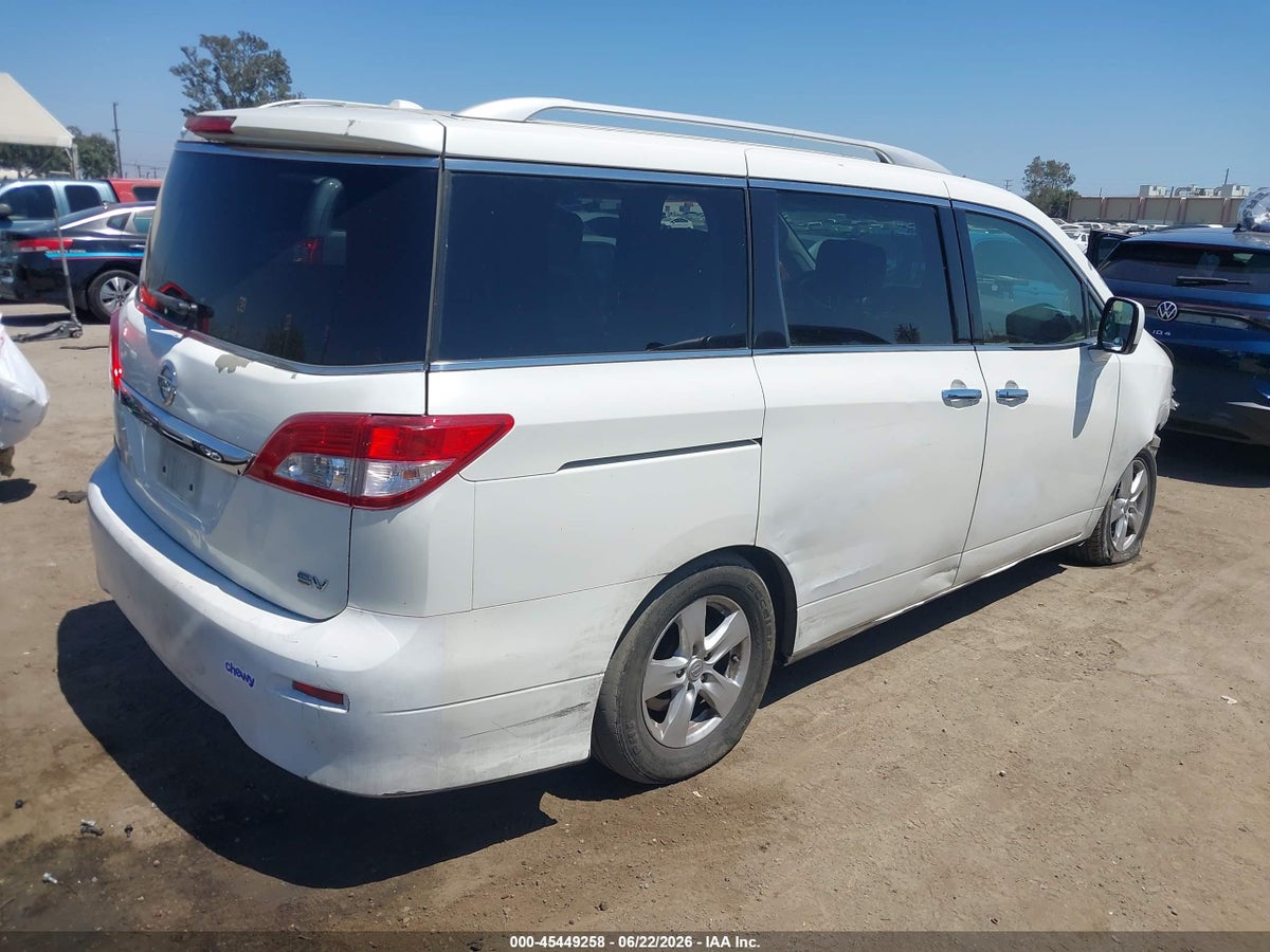 2012 NISSAN QUEST SV — снимка 4