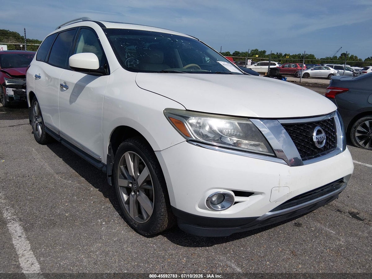 2014 NISSAN PATHFINDER PLATINUM