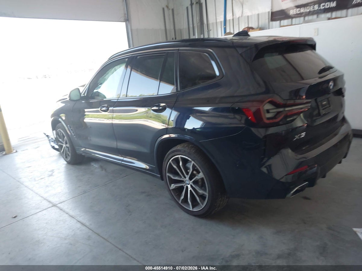 2022 BMW X3 XDRIVE30I — снимка 3