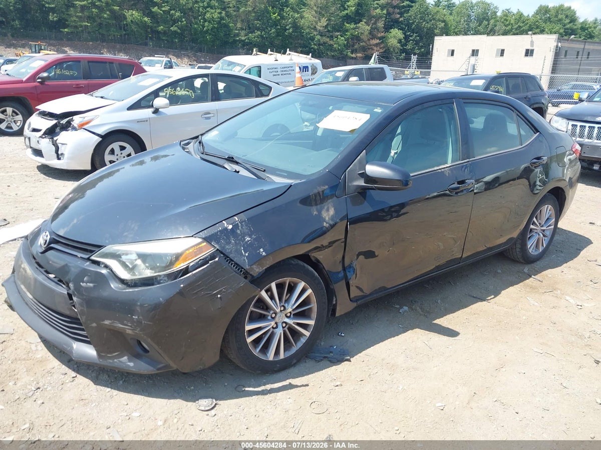 2014 TOYOTA COROLLA LE PLUS — снимка 2