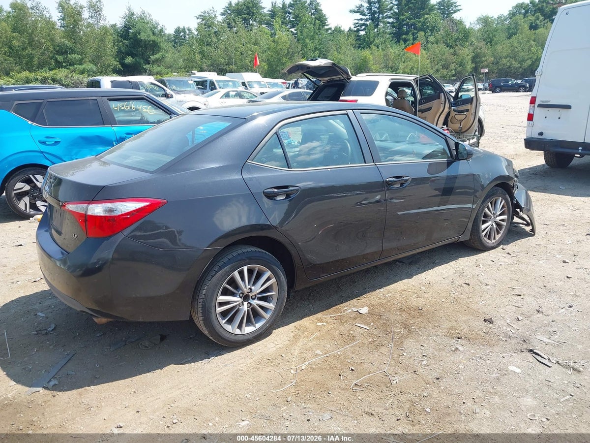 2014 TOYOTA COROLLA LE PLUS — снимка 4