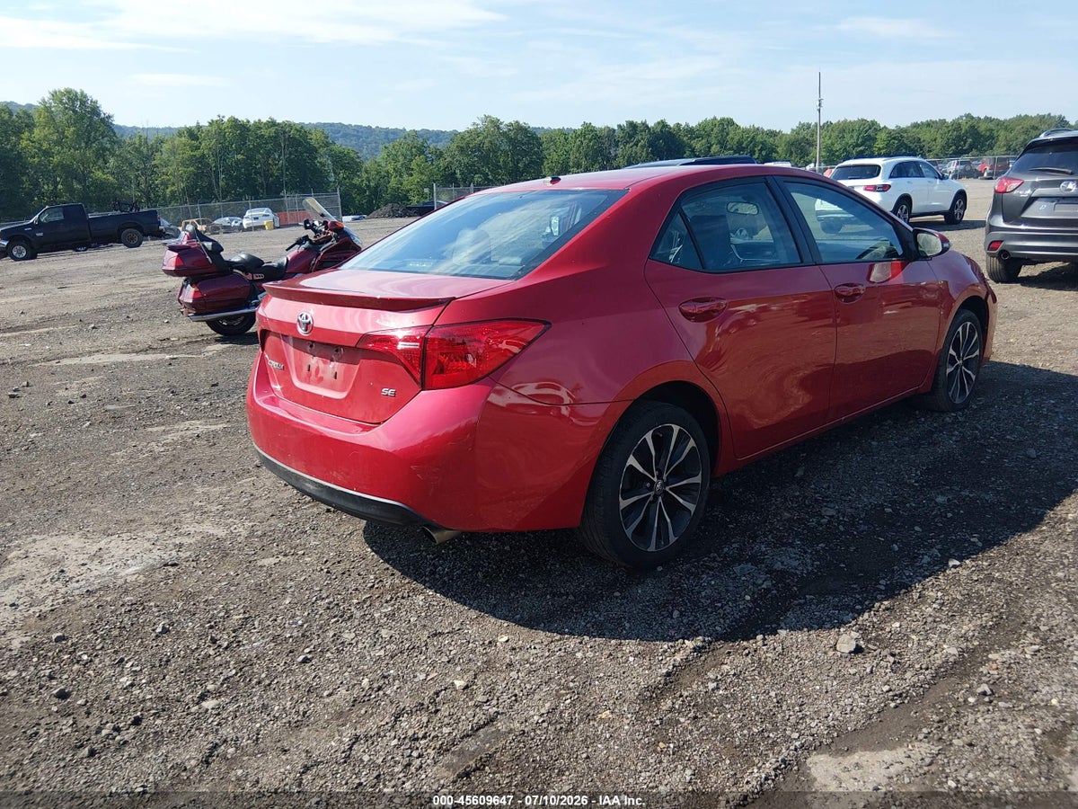 2017 TOYOTA COROLLA SE — снимка 4