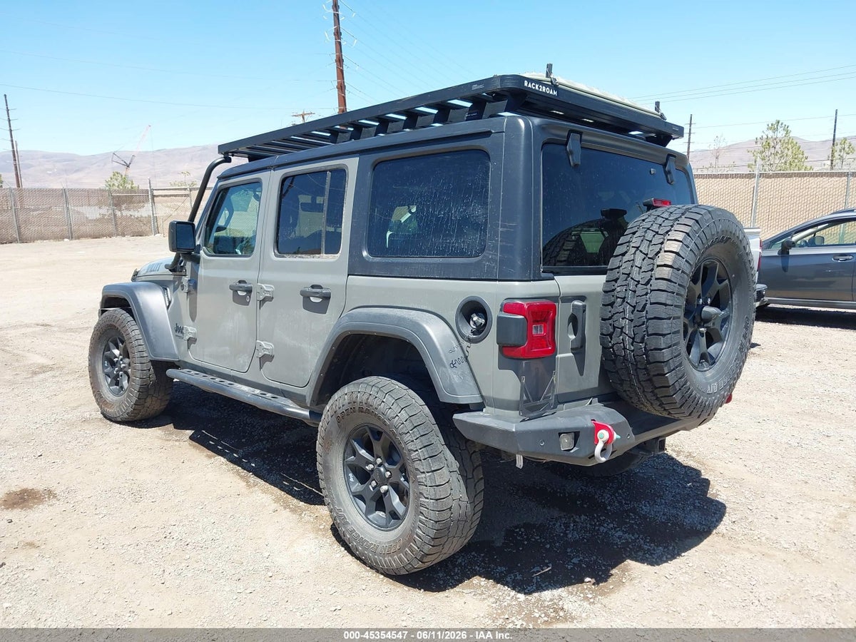 2021 JEEP WRANGLER UNLIMITED WILLYS 4X4 — снимка 3