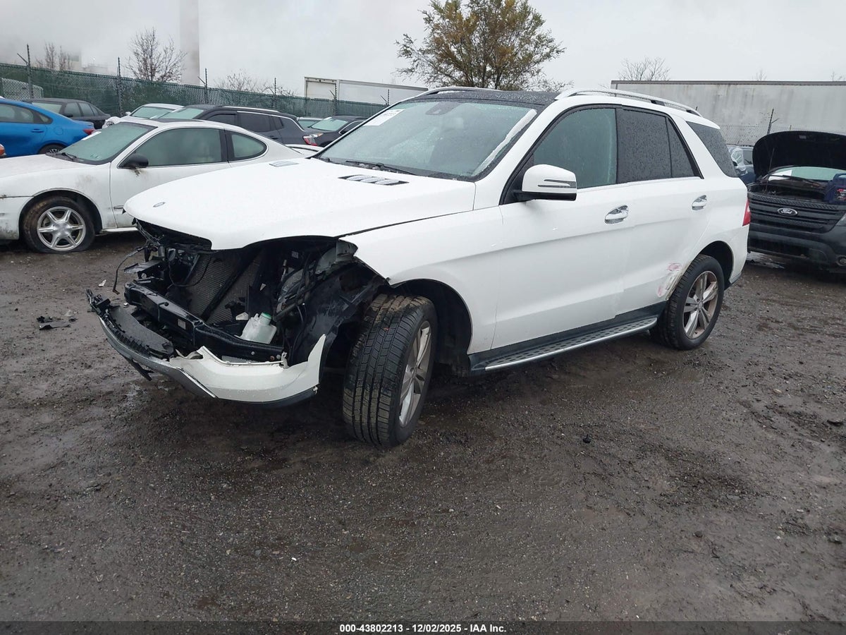 2014 MERCEDES-BENZ ML 350 4MATIC — снимка 2